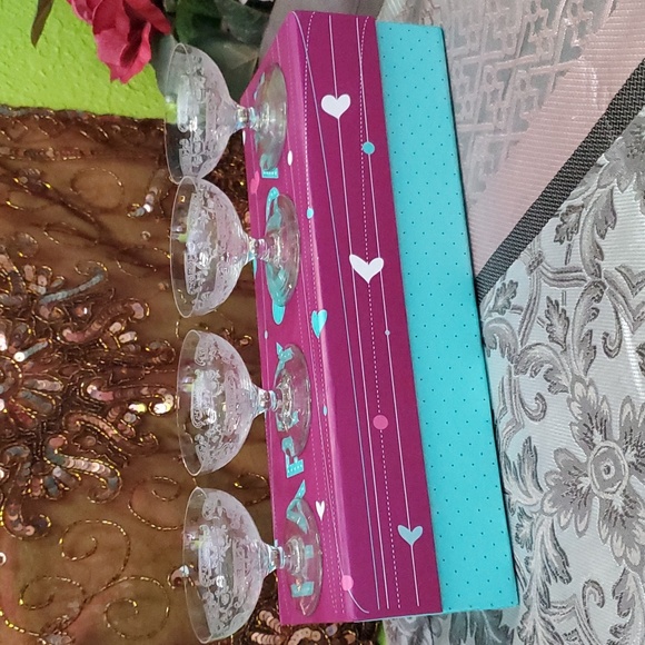 Antique 1880's/90's Needle Etched Rare 2" Sherry Glasses by Central Glass Works - Picture 1 of 10